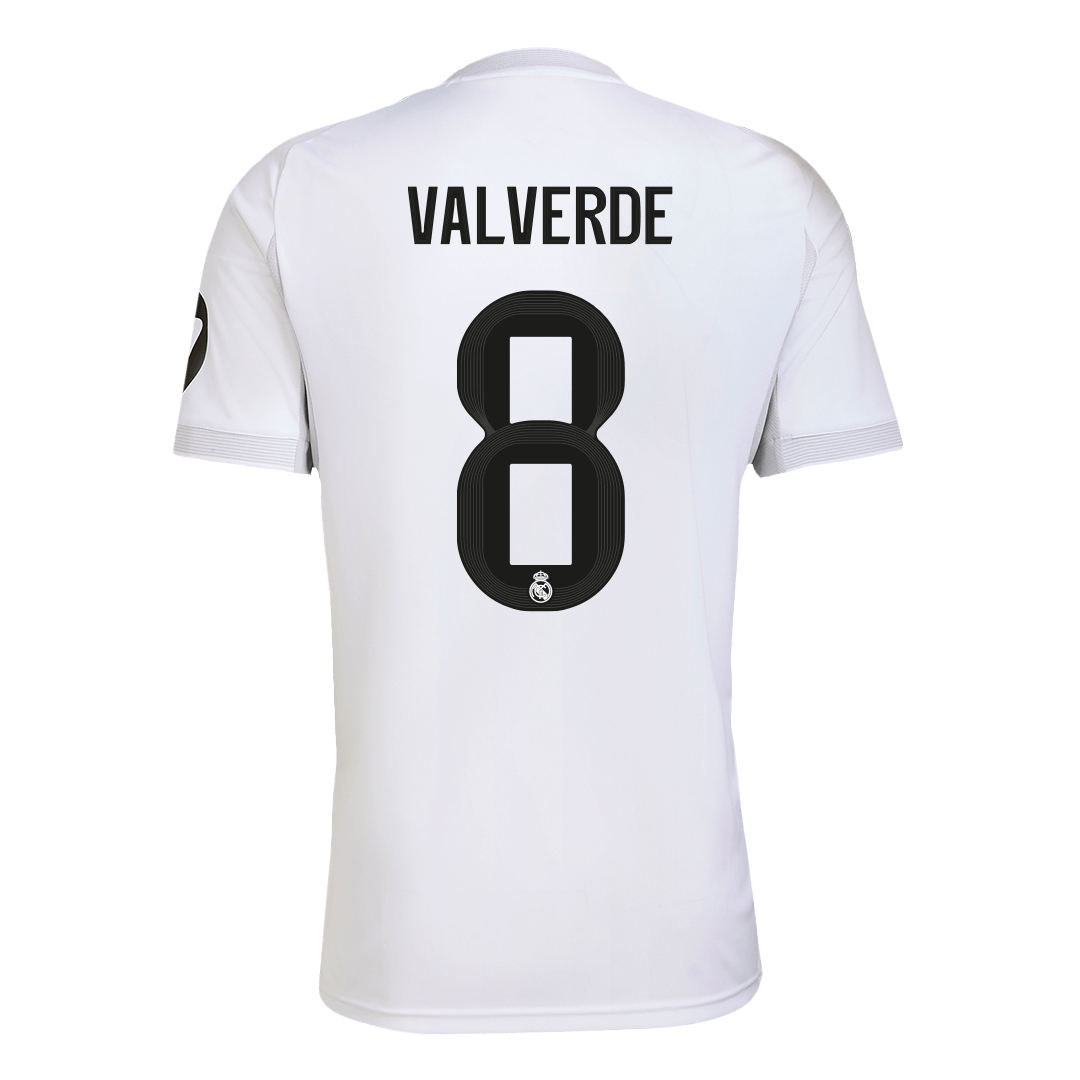 Real Madrid 2025/26 Koti Pelipaita Miesten VALVERDE #8 - kuva 9