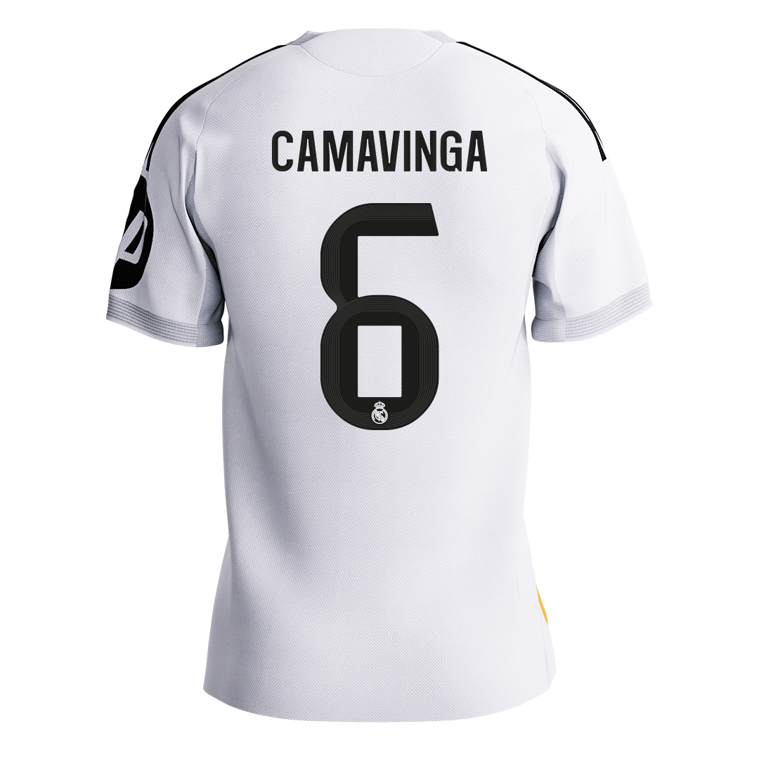 Real Madrid Kotipelipaita 2025/26 – CAMAVINGA #6 (Pelaajaversio)