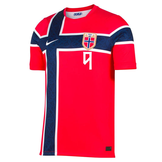 Norway World Cup 2026 Koti Pelipaita Miesten BRAUT HAALAND #9
