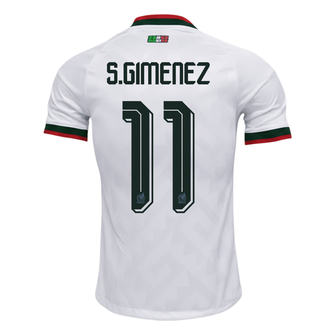 Mexico World Cup 2026 Vieras Pelipaita (Player Version) Miesten S.GIMENEZ #11 - kuva 10