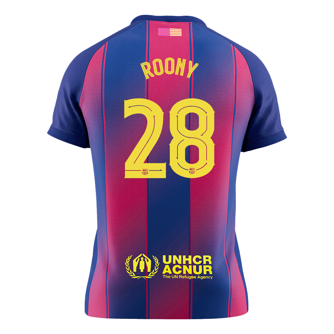 Barcelona 2025/26 UCL Koti Pelipaita Miesten ROONY #28