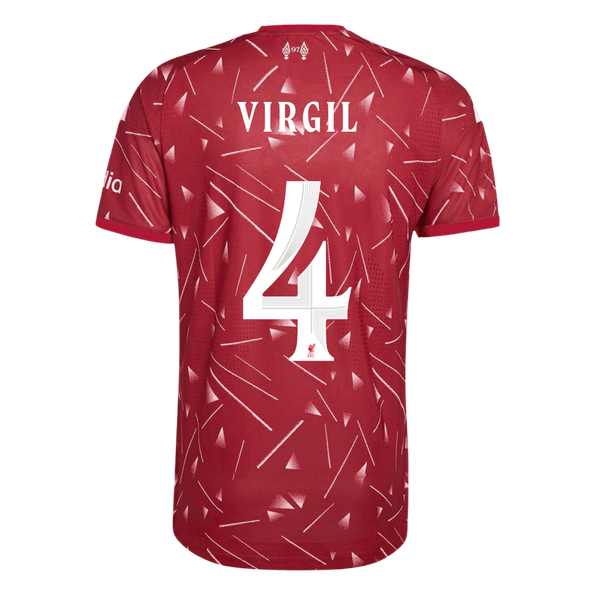 Liverpool Kotipelipaita 2026/27 UCL – VIRGIL #4 (Pelaajaversio)
