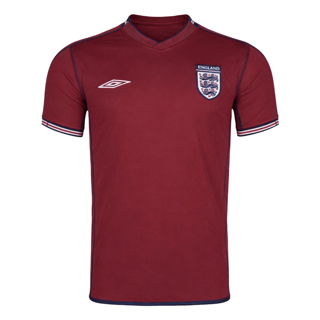 England 2002 Vieras Retro -pelipaita Miesten