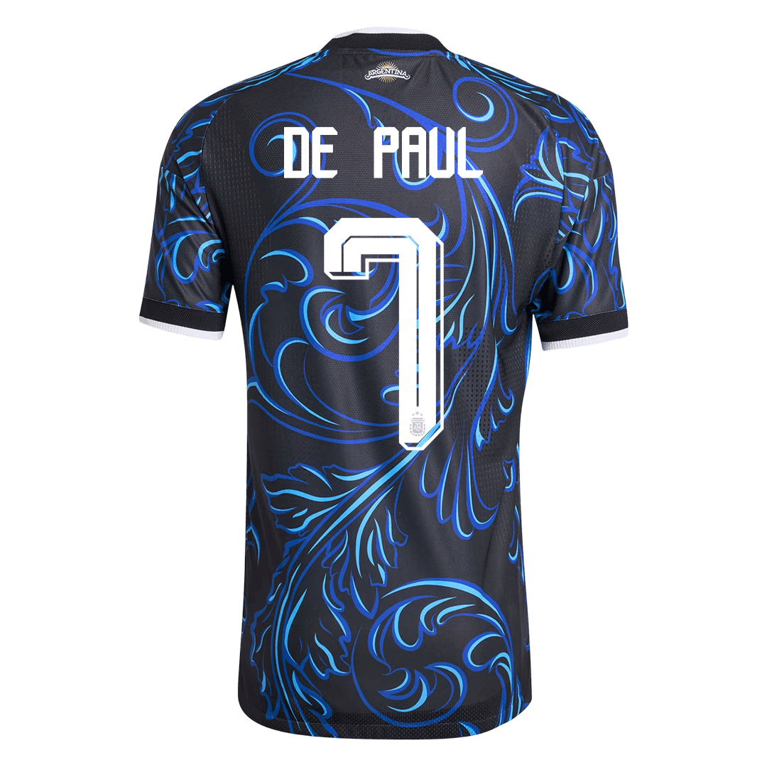 Argentina World Cup 2026 Vieras Pelipaita (Player Version) Miesten DE PAUL #7 - kuva 9