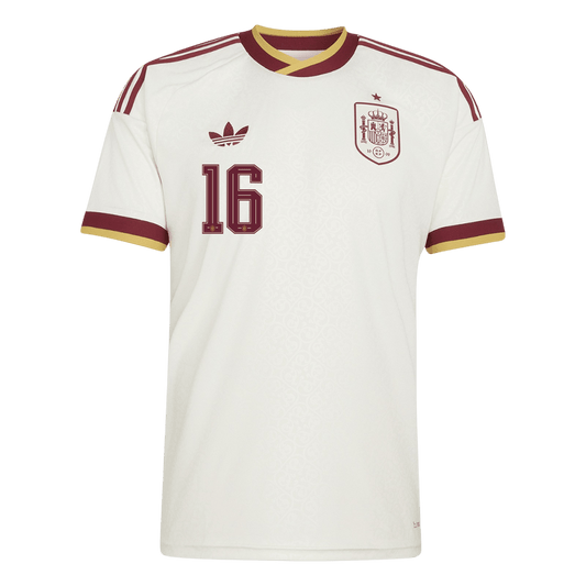 Spain World Cup 2026 Vieras Pelipaita Miesten RODRIGO #16 - kuva 2