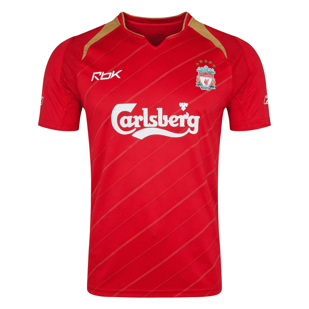 Liverpool 2005/06 Koti Retro -pelipaita Miesten