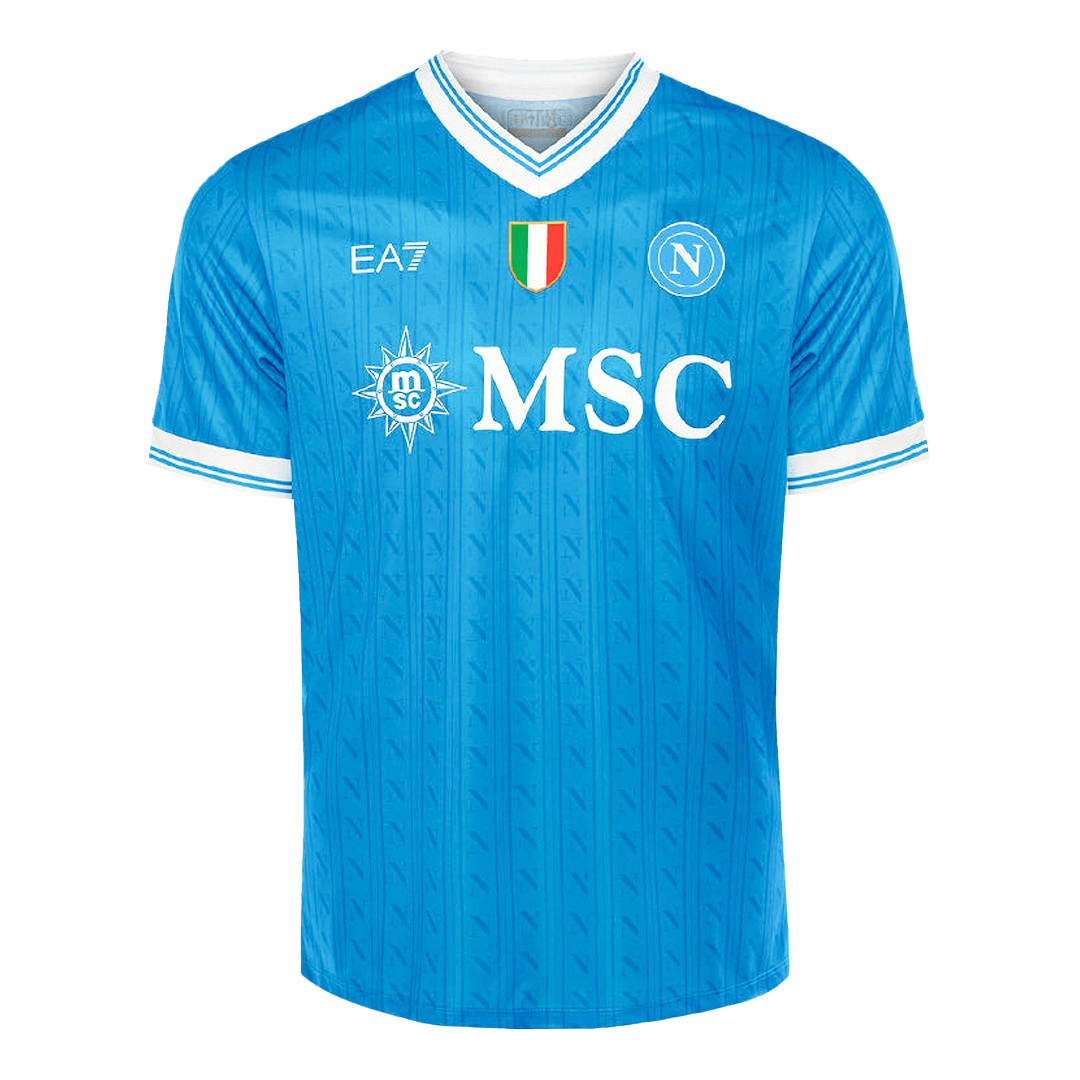 Napoli 2025/26 Koti Pelipaita Miesten DE BRUYNE #11 - kuva 9