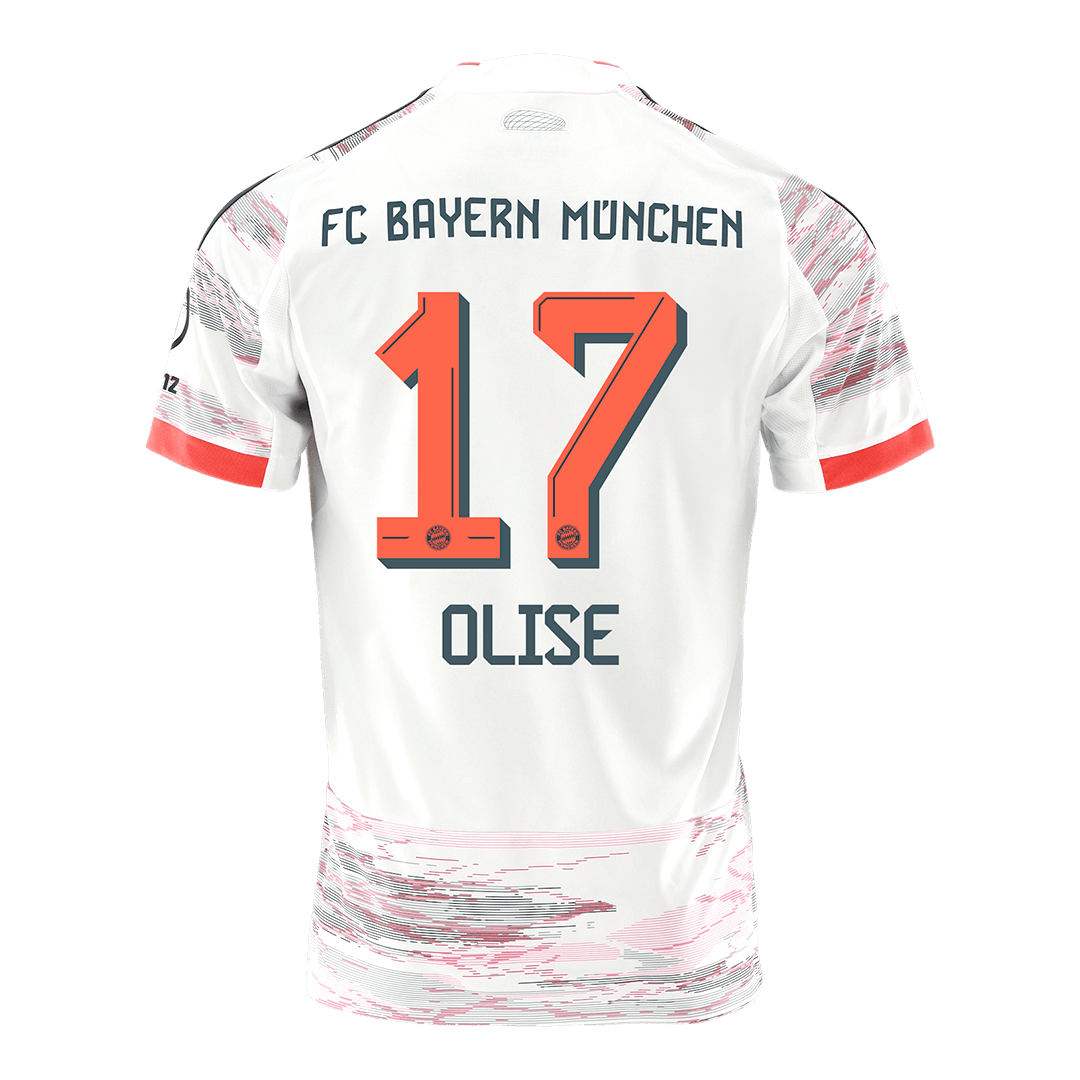 Bayern Munich 2025/26 Vieras Pelipaita Miesten OLISE #17 - kuva 13