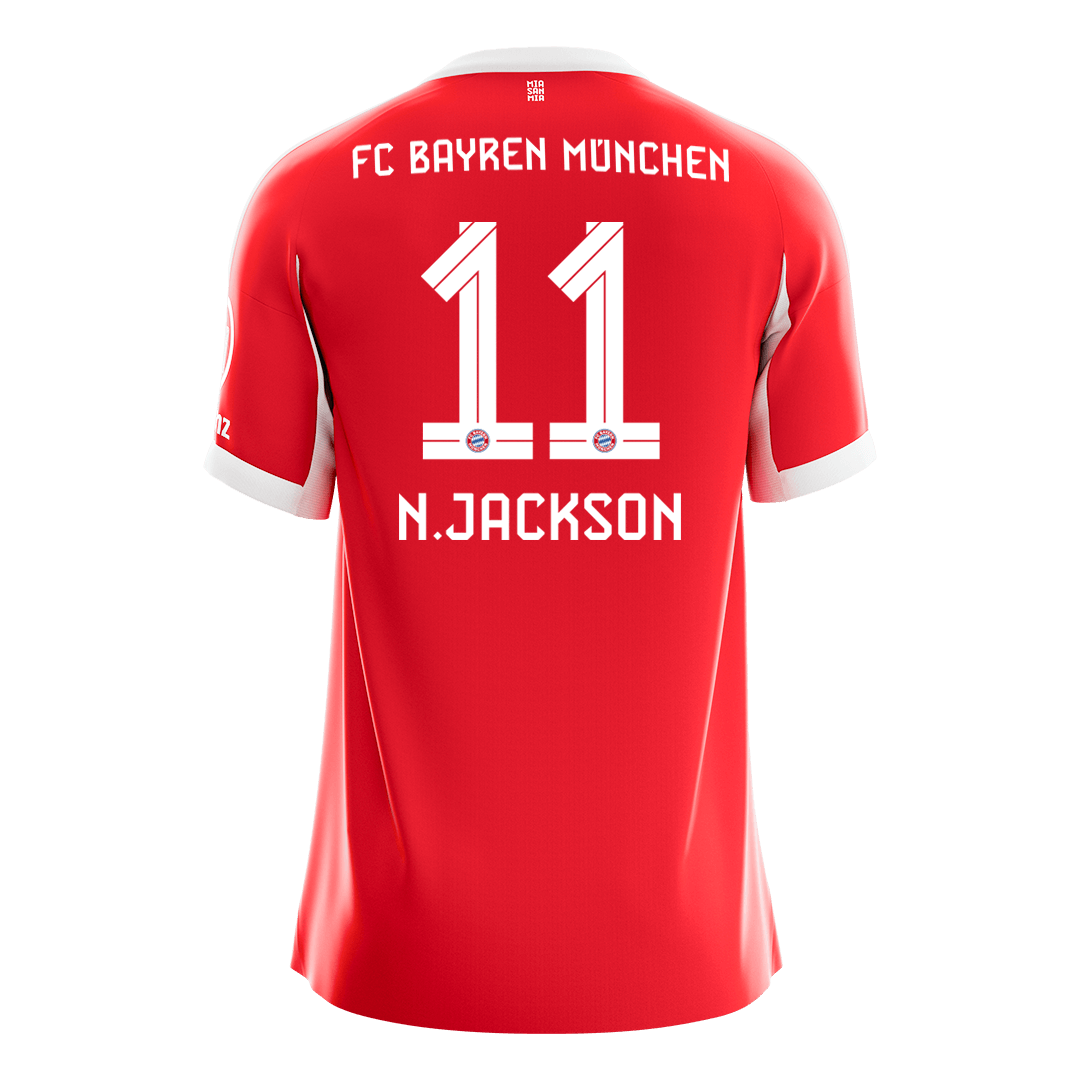 Bayern München Kotipelipaita 2025/26 – N.JACKSON #11