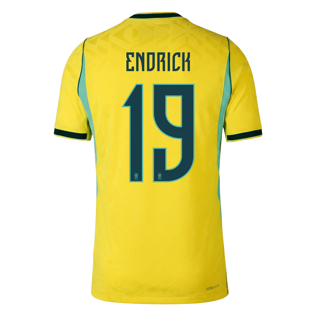 Brazil World Cup 2026 Koti Pelipaita (Player Version) Miesten ENDRICK #19 - kuva 3