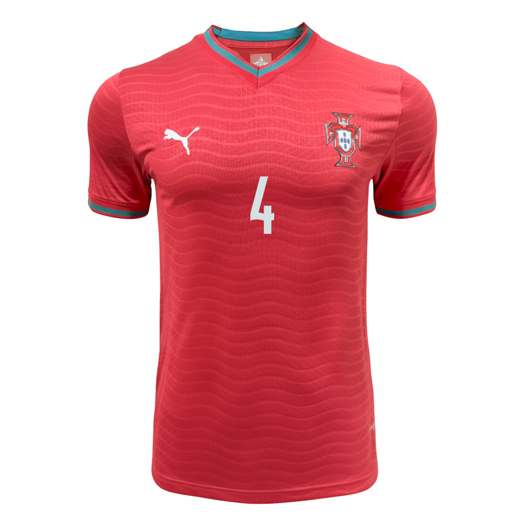 Portugal World Cup 2026 Koti Pelipaita (Player Version) Miesten RúBEN DIAS #4 - kuva 9