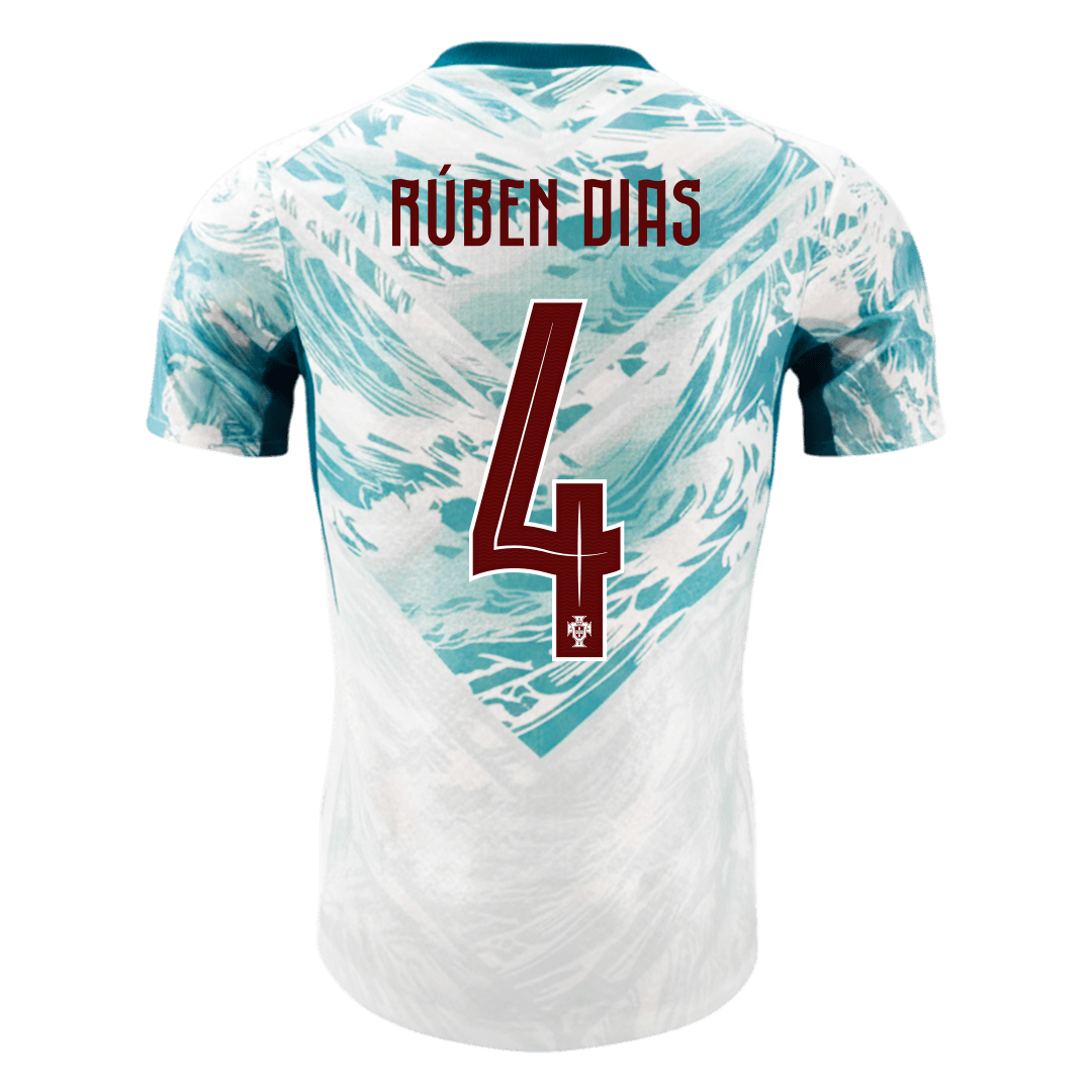 Portugal World Cup 2026 Vieras Pelipaita (Player Version) Miesten RúBEN DIAS #4 - kuva 9