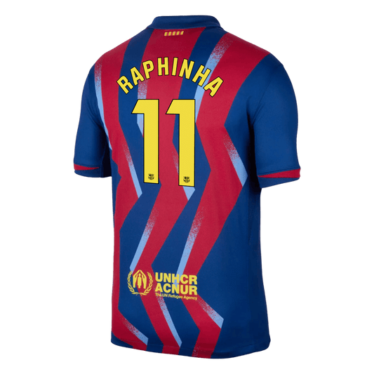Barcelona 2025/26 Nelj?s Pelipaita Miesten RAPHINHA #11 - kuva 2