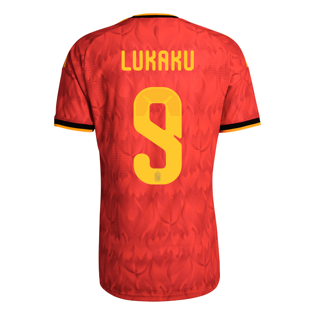 Belgium World Cup 2026 Koti Pelipaita (Player Version) Miesten LUKAKU #9 - kuva 9