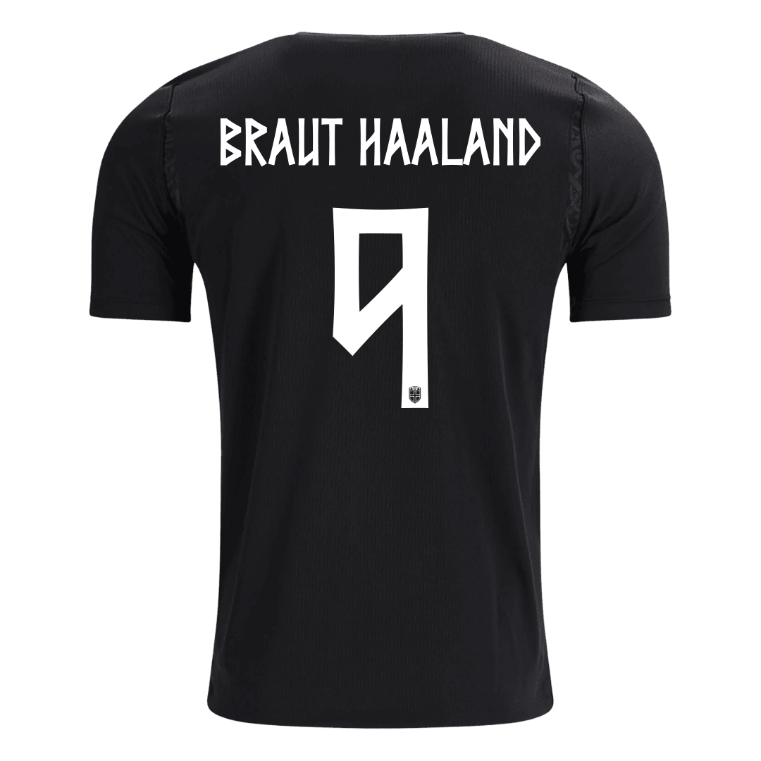 Norway World Cup 2026 Vieras Pelipaita Miesten BRAUT HAALAND #9 - kuva 3