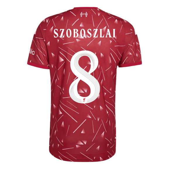 Liverpool Kotipelipaita 2026/27 UCL – SZOBOSZLAI #8 (Pelaajaversio)