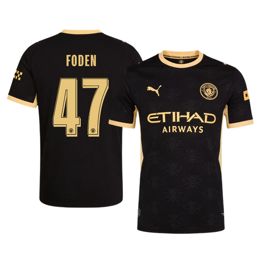Manchester City Vieraspelipaita 2026/27 UCL – FODEN #47 (Pelaajaversio)