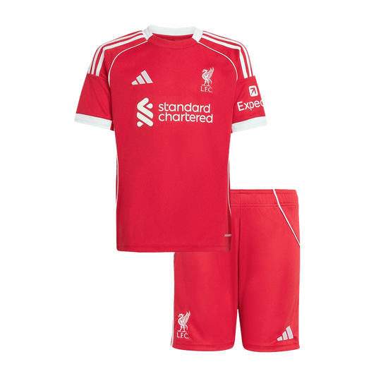 Liverpool 2025/26 Koti Pelipaitasetti Lasten