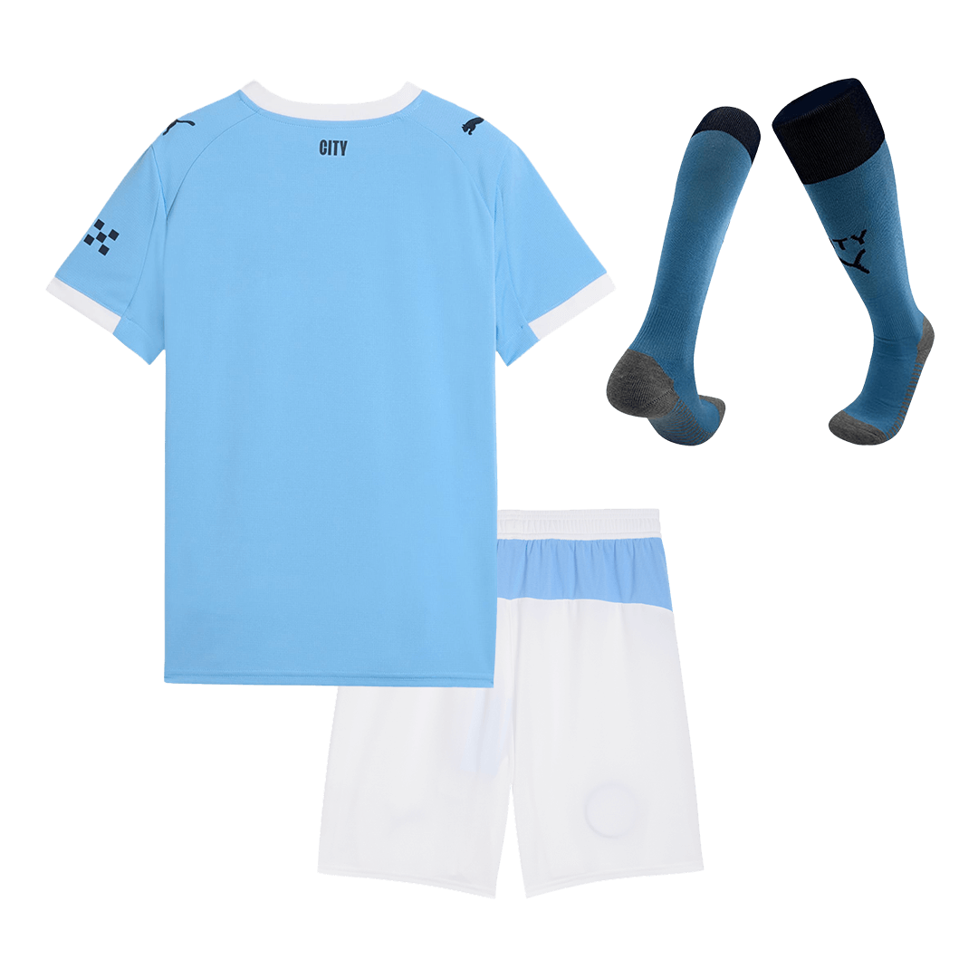 Manchester City 2025/26 Koti Lasten täydellinen peliasu