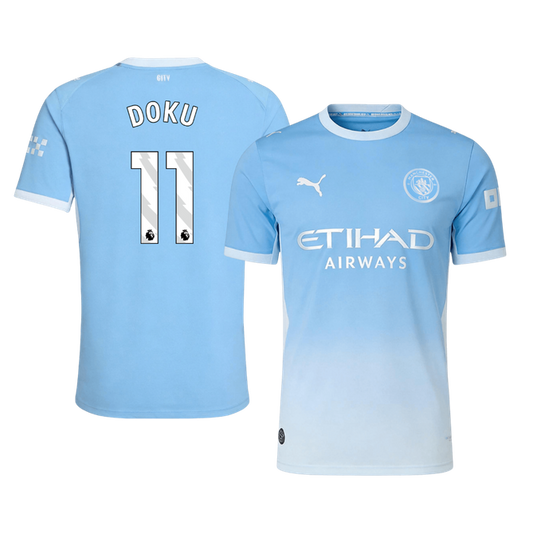 Manchester City Kotipelipaita 2026/27 – DOKU #11 (Pelaajaversio)
