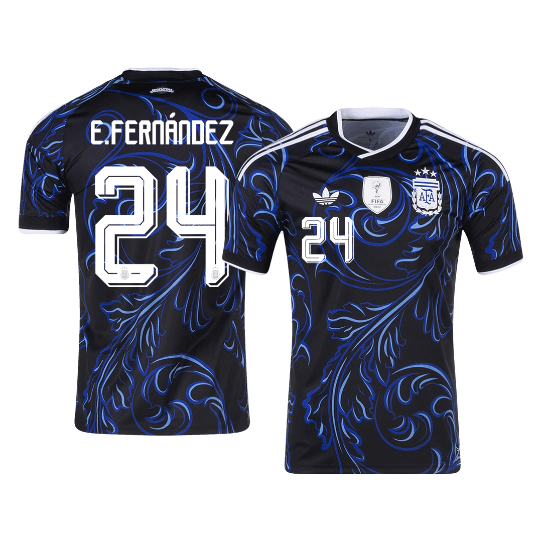 Argentina World Cup 2026 Vieras Pelipaita Miesten E. FERNÁNDEZ #24