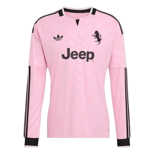 Juventus pitkähihainen vieraspelipaita 2026/27 – edestä