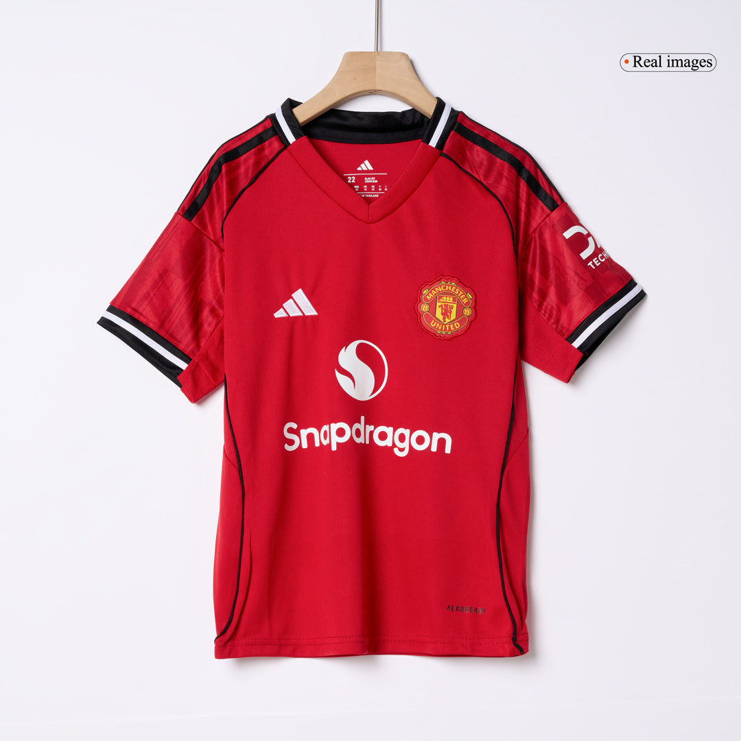 Manchester United 2025/26 Koti Pelipaitasetti Lasten