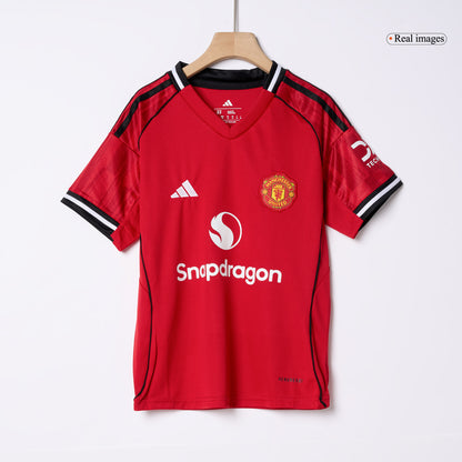 Manchester United 2025/26 Koti Pelipaitasetti Lasten