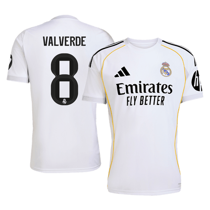 Real Madrid 2025/26 Koti Pelipaita Miesten VALVERDE #8