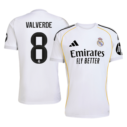 Real Madrid 2025/26 Koti Pelipaita Miesten VALVERDE #8