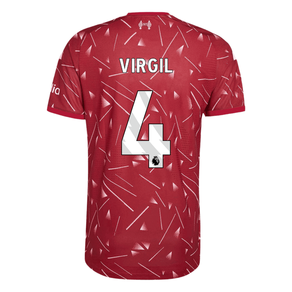 Liverpool Kotipelipaita 2026/27 – VIRGIL #4 (Pelaajaversio)