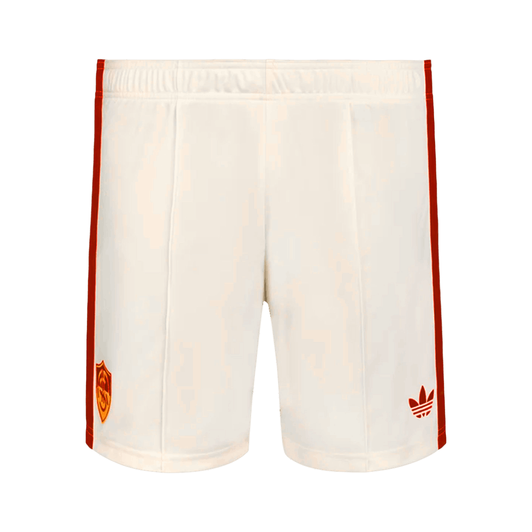Roma vierasjalkapallosetti 2026/27 – shortsien etupuoli