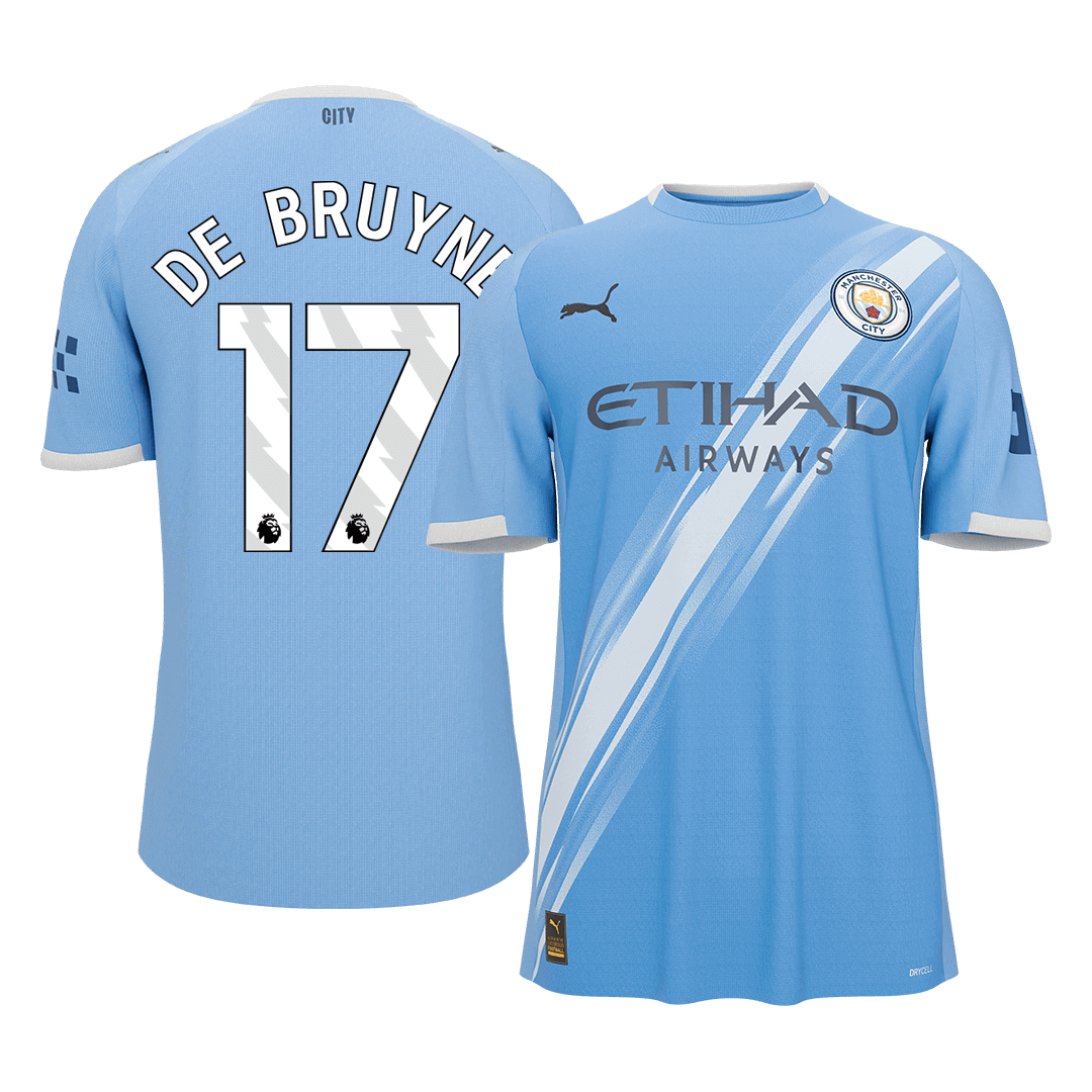 Manchester City 2025/26 Koti Pelipaita Miesten DE BRUYNE #17 [PREMIUM]