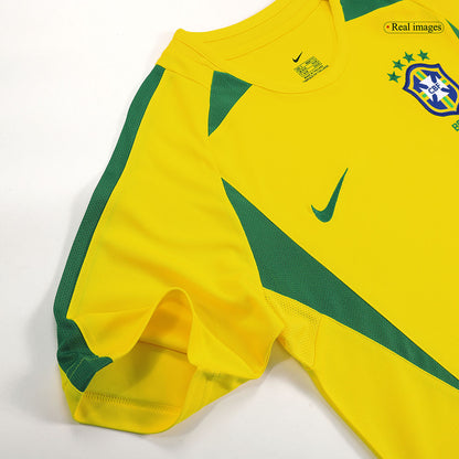 Brazil 2002/03 Koti Retro-pelipaita Miesten RONALDO #9