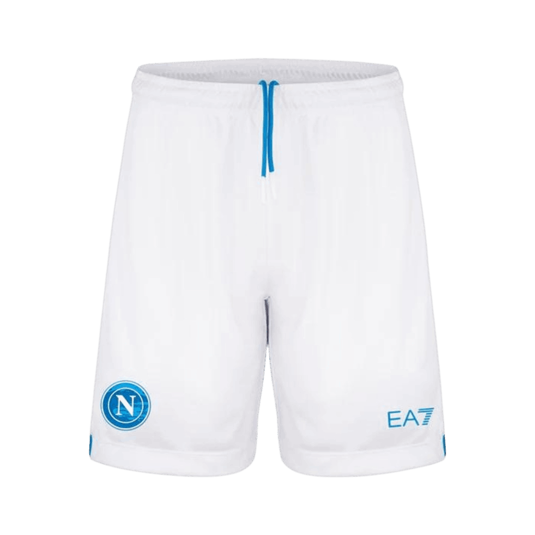 Napoli vierasjalkapallosetti 2026/27 – shortsien etupuoli