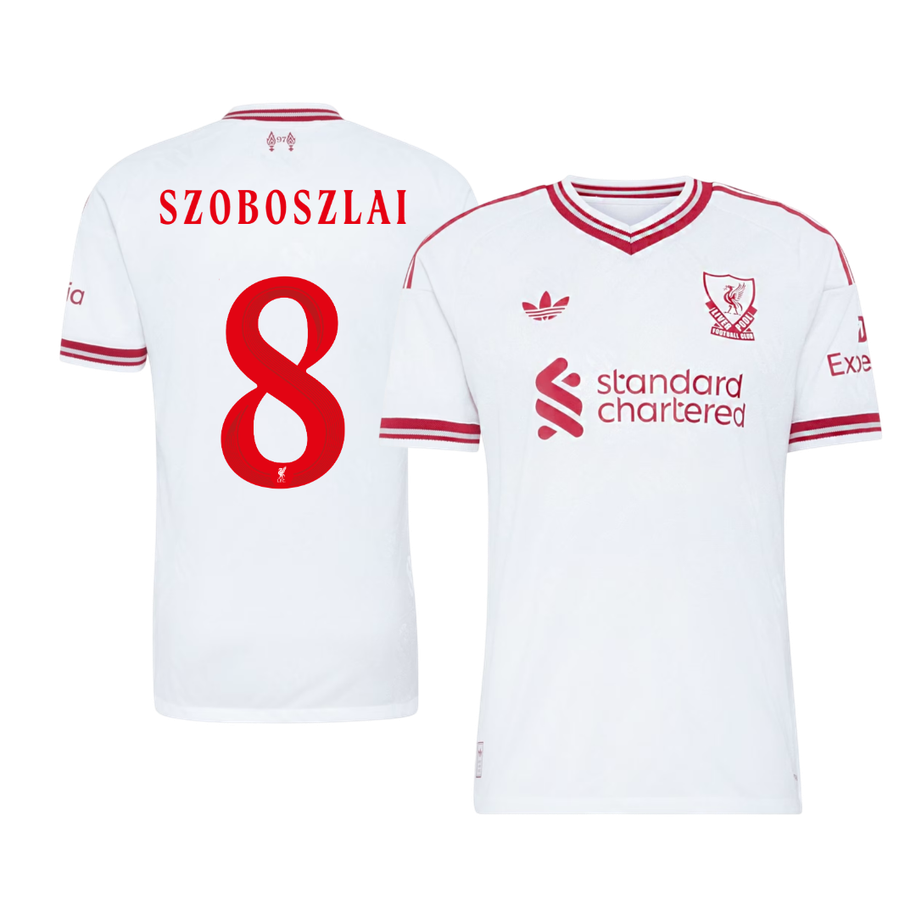 Liverpool Vieraspelipaita 2026/27 UCL – SZOBOSZLAI #8 (Pelaajaversio)