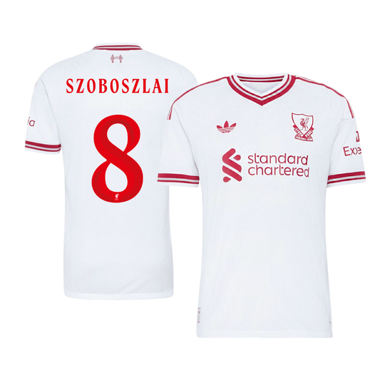 Liverpool Vieraspelipaita 2026/27 UCL – SZOBOSZLAI #8 (Pelaajaversio)