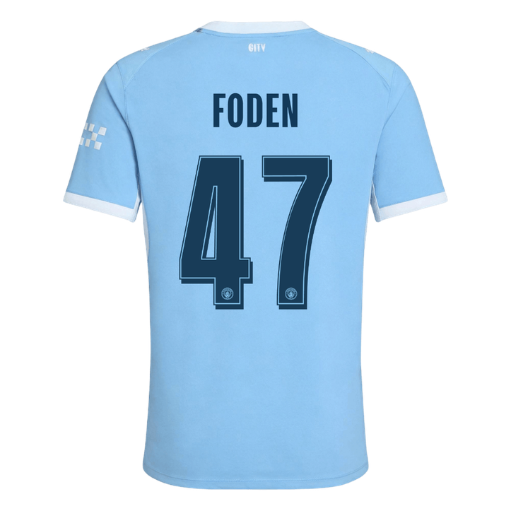 Manchester City Kotipelipaita 2026/27 UCL – FODEN #47 (Pelaajaversio)