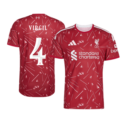 Liverpool Kotipelipaita 2026/27 UCL – VIRGIL #4 (Pelaajaversio)