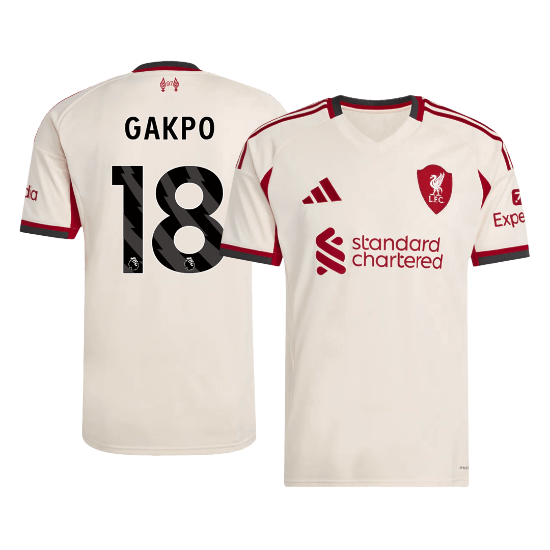 Liverpool 2025/26 Vieras Pelipaita Miesten GAKPO #18
