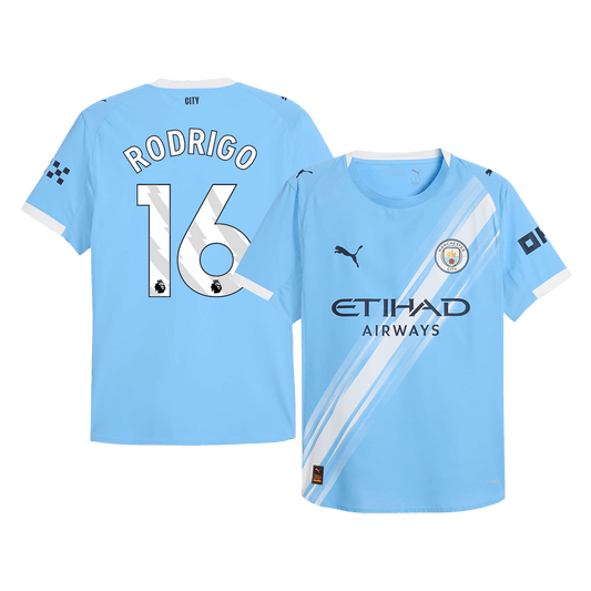 Manchester City 2025/26 Koti Pelipaita (Player Version) Miesten RODRIGO #16