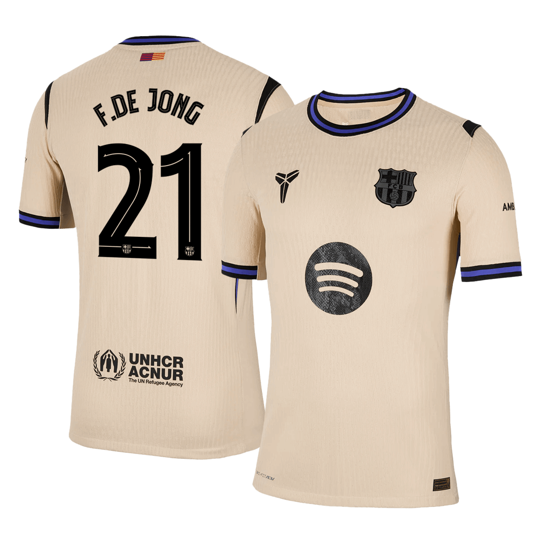 Barcelona 2025/26 UCL Vieras Pelipaita (Player Version) Miesten F.DE JONG #21
