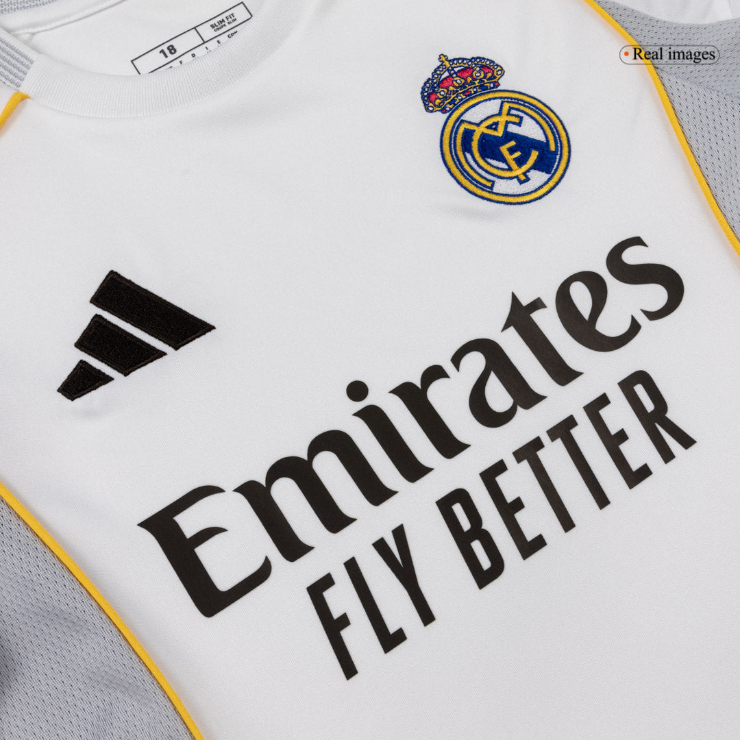 Real Madrid 2025/26 Koti Lasten täydellinen peliasu [PREMIUM]