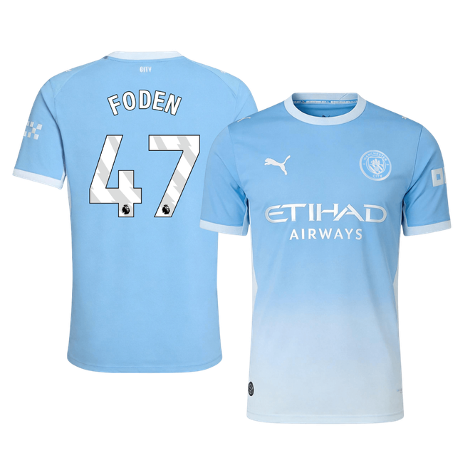 Manchester City Kotipelipaita 2026/27 – FODEN #47 (Pelaajaversio)