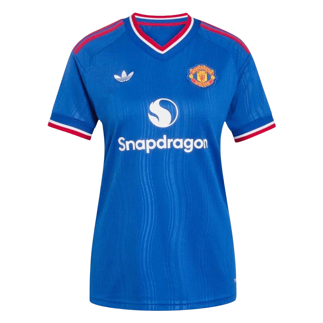 Manchester United naisten vieraspelipaita 2026/27 – edestä