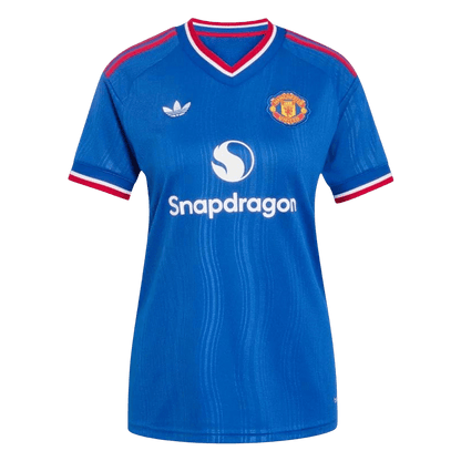 Manchester United naisten vieraspelipaita 2026/27 – edestä
