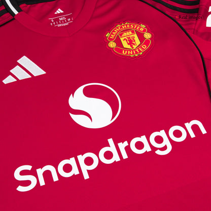 Manchester United 2025/26 Koti Pelipaita Miesten MOUNT #7 [PREMIUM]