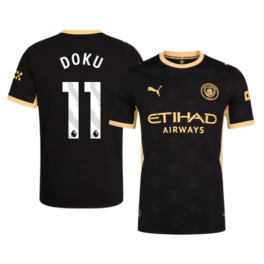 Manchester City Vieraspelipaita 2026/27 – DOKU #11 (Pelaajaversio)