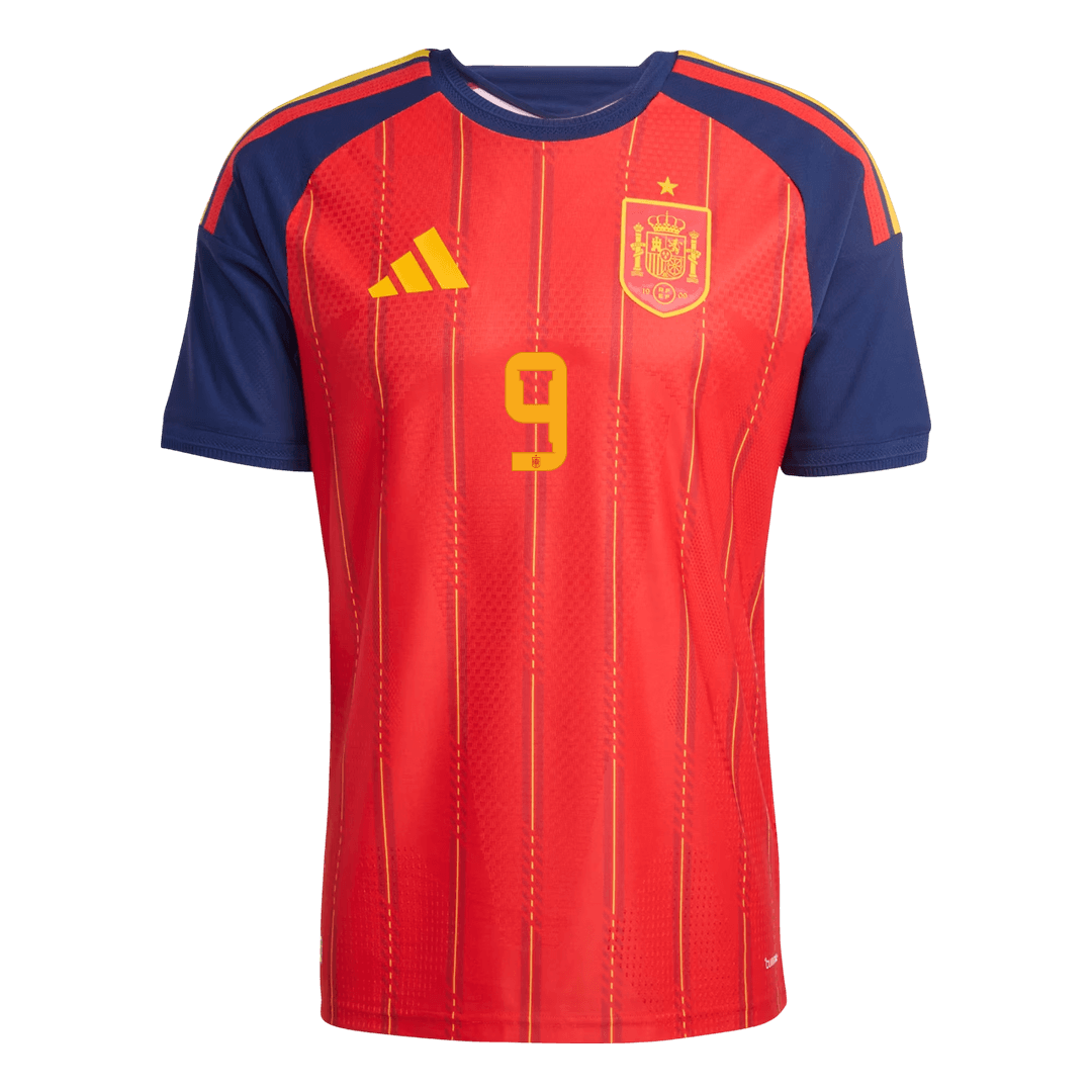 Spain World Cup 2026 Koti Pelipaita (Player Version) Miesten GAVI	 #9