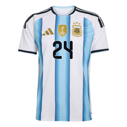 Argentina World Cup 2026 Koti Pelipaita Miesten E. FERNÁNDEZ #24 [PREMIUM]
